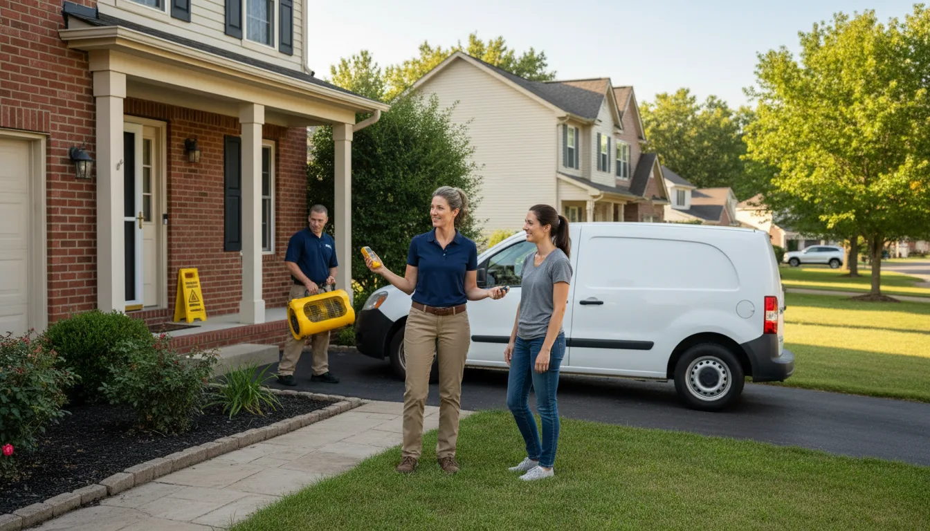 Water restoration image for Home Water Damage Repair in Heber Springs, AR
